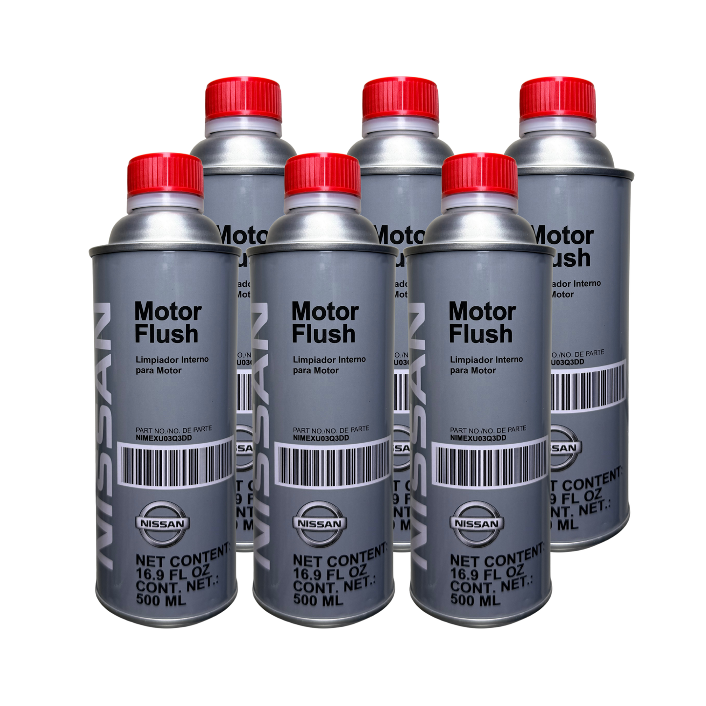 CAJA DE 6 PIEZAS LIMPIADOR INTERNO MOTOR FLUSH NISSAN ORIGINAL
