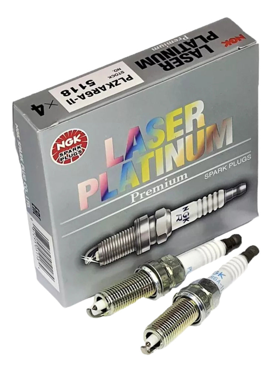 Bujías Ngk Laser Platinum 5118 - 4 Pzas. Plzkar6a-11