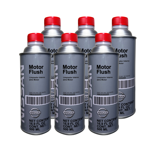 CAJA DE 6 PIEZAS LIMPIADOR INTERNO MOTOR FLUSH NISSAN ORIGINAL