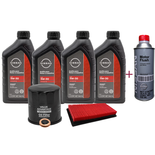 KIT DE AFINACION 5W30 NISSAN ORIGINAL VERSA N17 1.6L 2012/2020